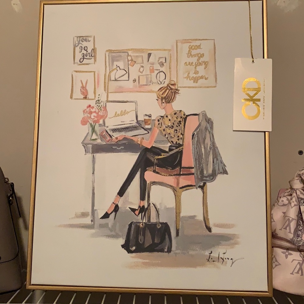 CKD Colleen Karis Office Canvas Print